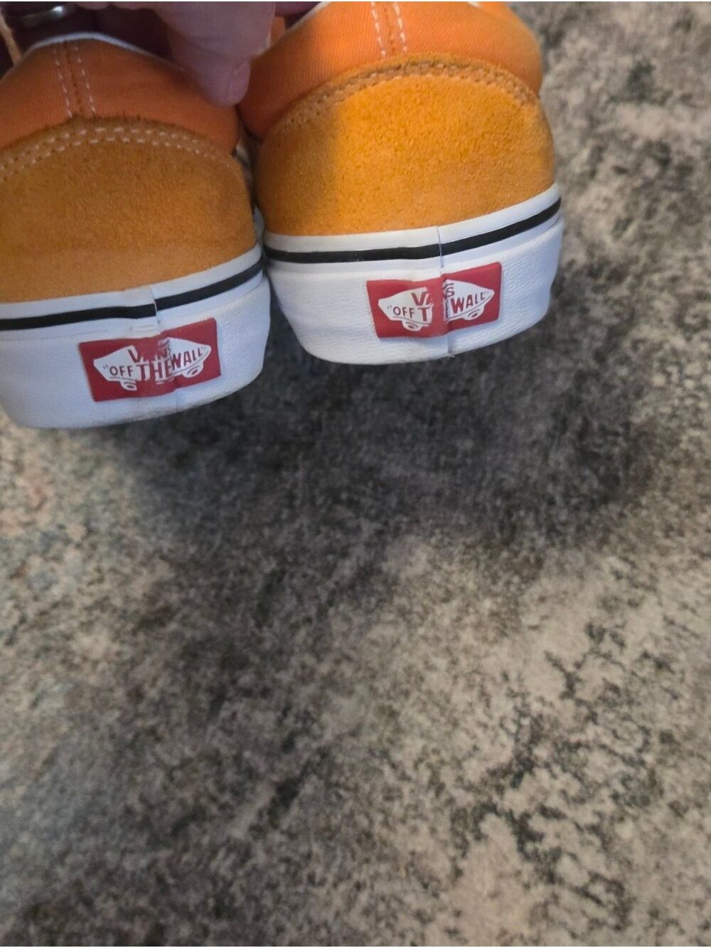 Vans Old Skool Tangerine Orange Low Top Sneakers 7W 5.5M - Picture 6 of 7